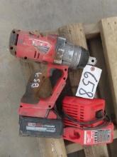 MILWAUKEE 1" Cordless Impact Wrench, with battery and charger (CO)