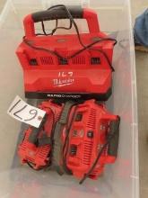 (3) MILWAUKEE Battery Charging Stations (CO)