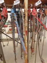 (4) COFFING 1.5 Ton Chain Hoists (CO)