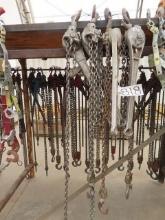(4) AB CHANCE 1 Ton Chain Hoists (CO)