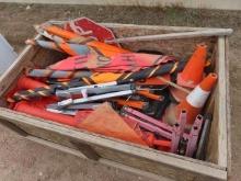 Cloth Signs, Sign Stands, Stop and Slow Paddles, Safety Cones, and Fence (CO)