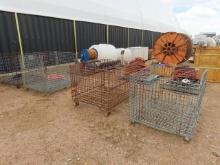 (4) Collapsible Wire Baskets (CO)