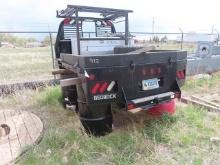 BEDROCK 8' x 7' Steel Flatbed, with fuel tank with electric pump, and tool box (CO)