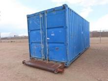 20' Skid Mounted Overseas Storage Container (CO)