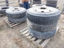 (5) 10.00-20 Tires, with rims (Sales Tax) (WY)