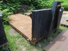 22' Hook Lift Steel Flatbed Body, with stake pockets, 62" hook height