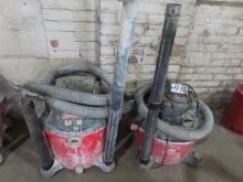 (2) Wet/Dry Vacs