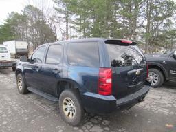 07 Chevrolet Tahoe  Subn BL 8 cyl  4X4; Started on 12/10/2020 AT PB PS R AC PW VIN: 1GNFK030X7R41103