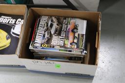 One box of Excellence automotive magazines