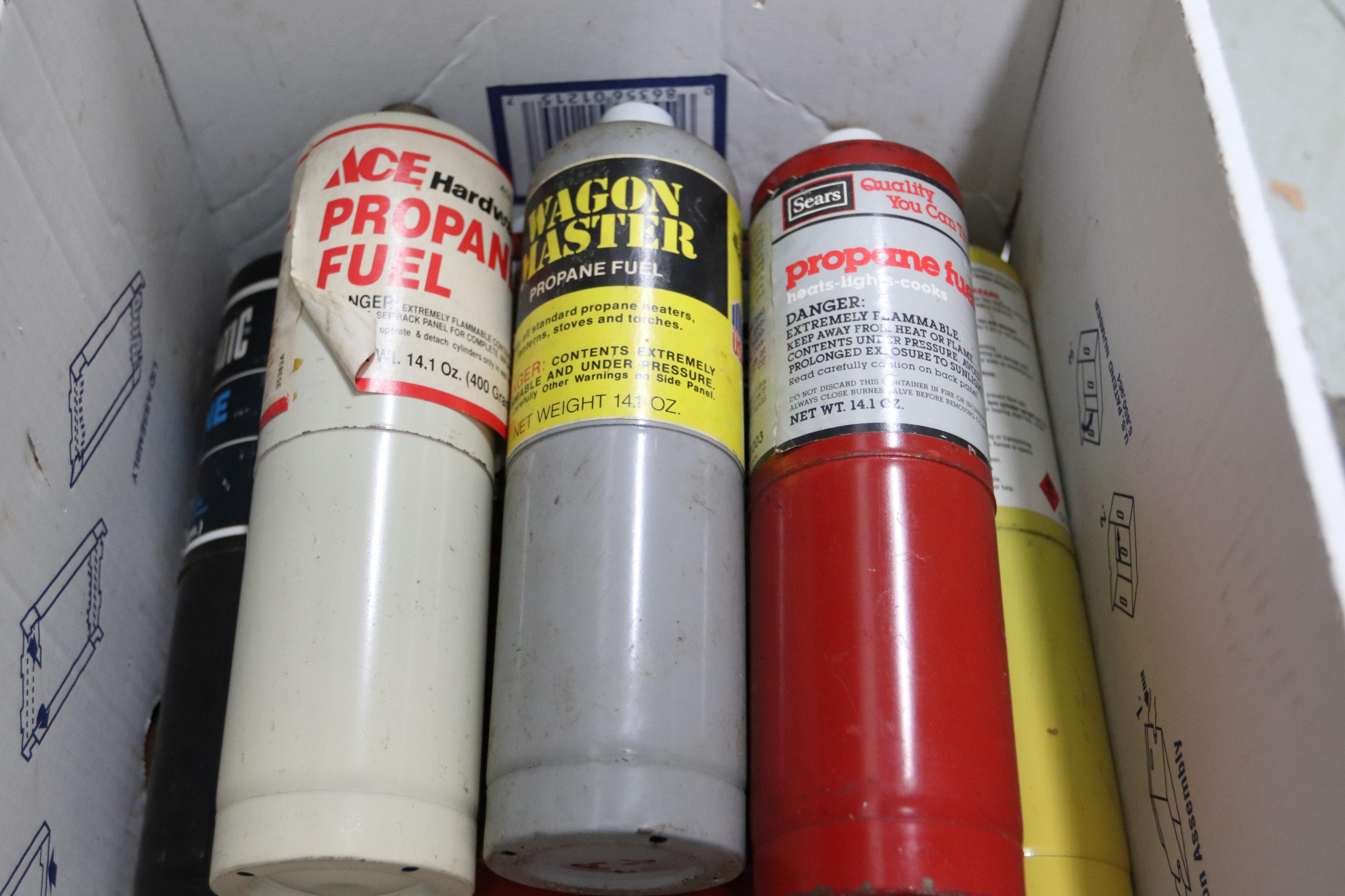 Propane fuel, torch heads, and torch welding kit