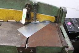 Peck Stow Wilcox sheet metal shear, 52½”, model 152-J, serial #11/59