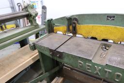 Peck Stow Wilcox sheet metal shear, 52½”, model 152-J, serial #11/59