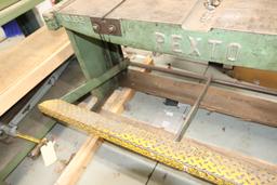 Peck Stow Wilcox sheet metal shear, 52½”, model 152-J, serial #11/59
