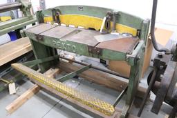 Peck Stow Wilcox sheet metal shear, 52½”, model 152-J, serial #11/59