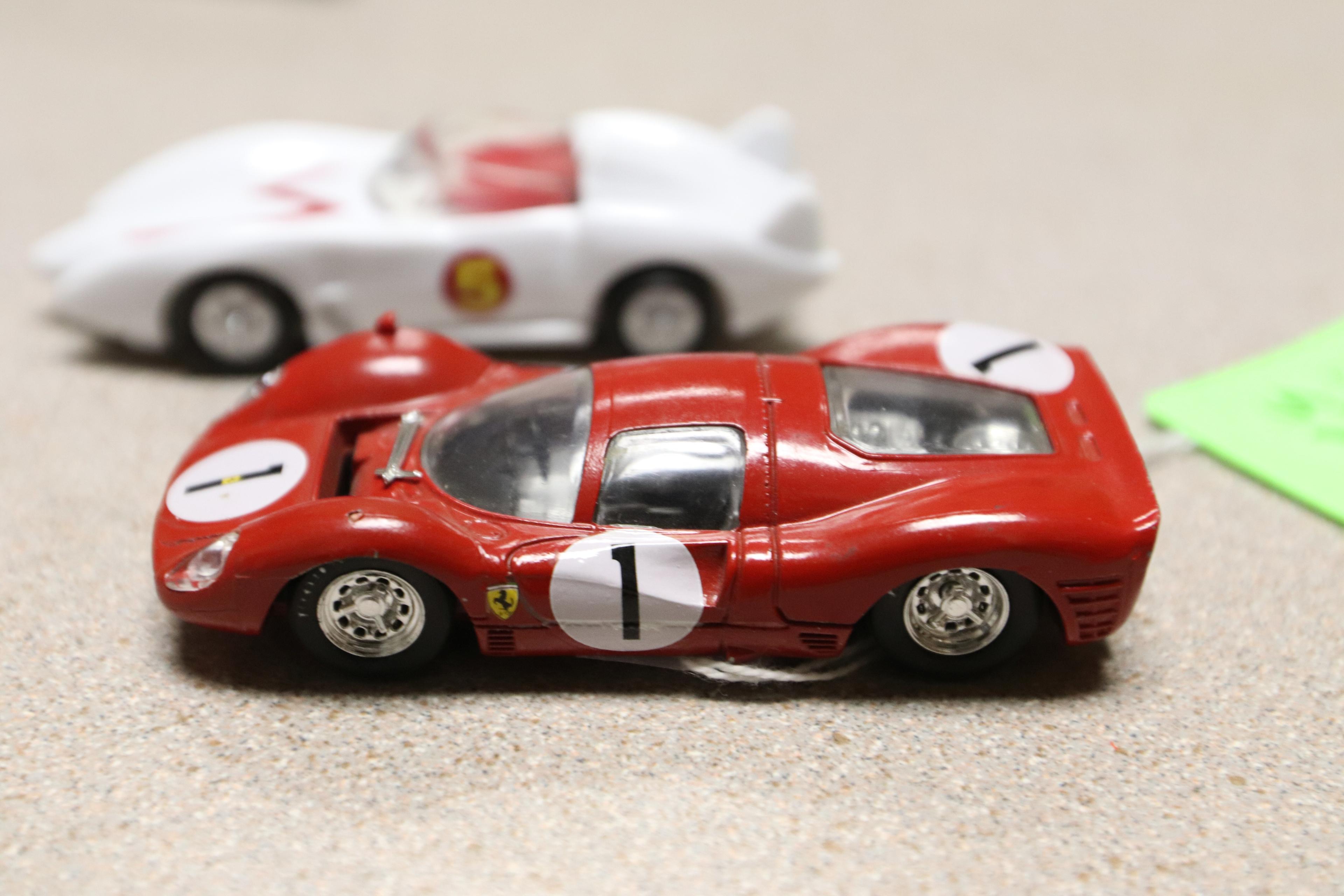 Speed Racer McDonald's toy and Brunn 1:43 scale diecast model car