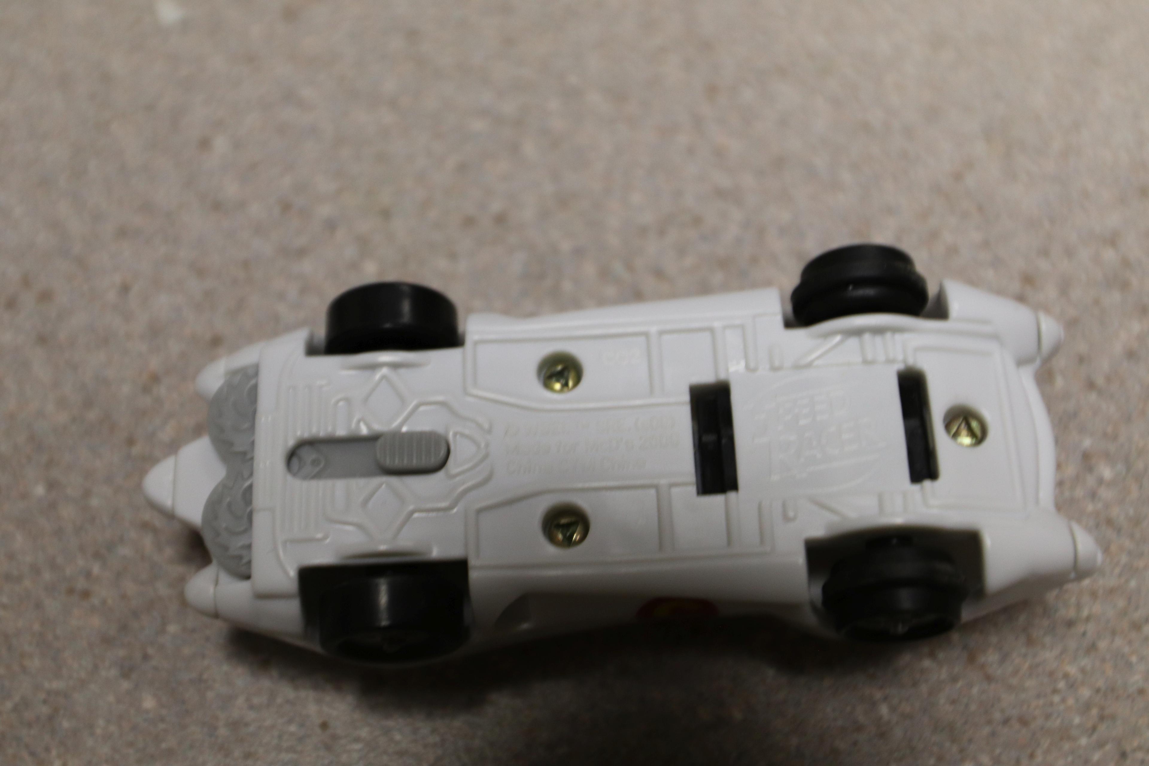 Speed Racer McDonald's toy and Brunn 1:43 scale diecast model car