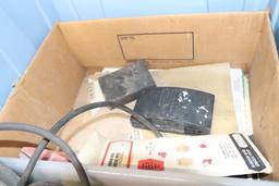 Sandpaper and abrasives, Weller sander, model 700, and a Sears sander polisher, model 110.646S