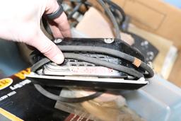 Sandpaper and abrasives, Weller sander, model 700, and a Sears sander polisher, model 110.646S