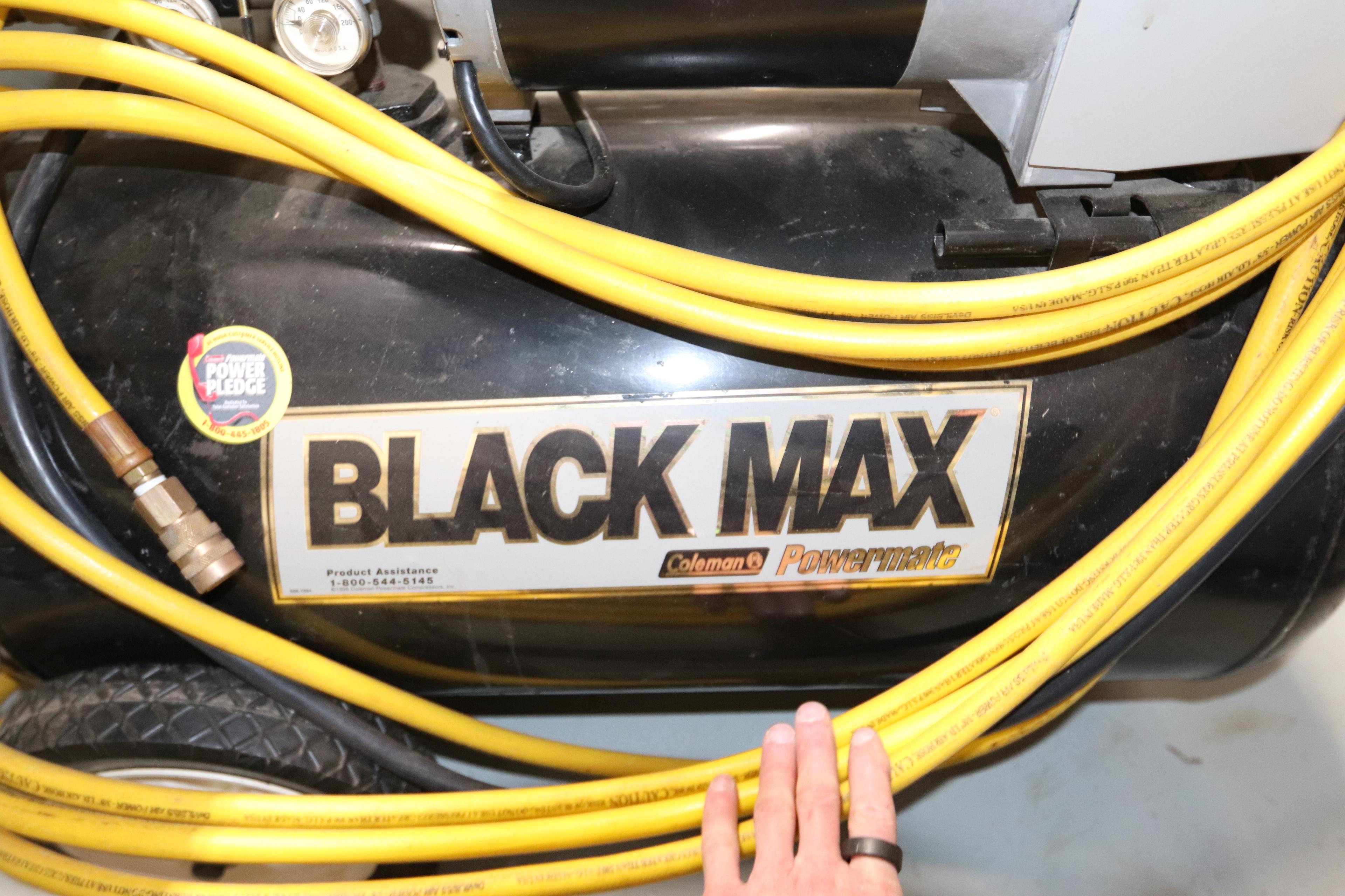 Coleman Blackhawk 4 hp 20-gallon air compressor