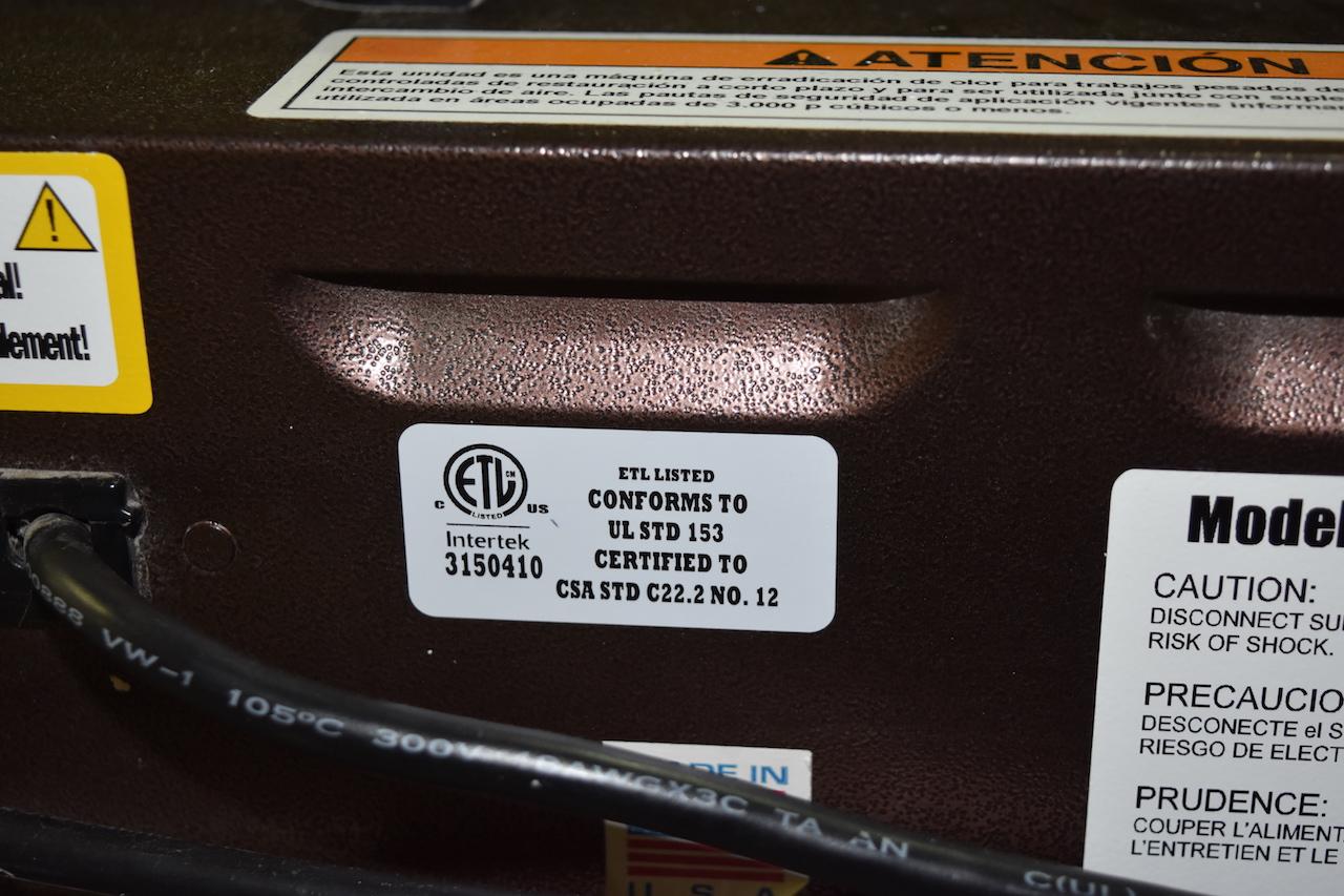 Odorox Boss XL3 Hydroxyl Generator
