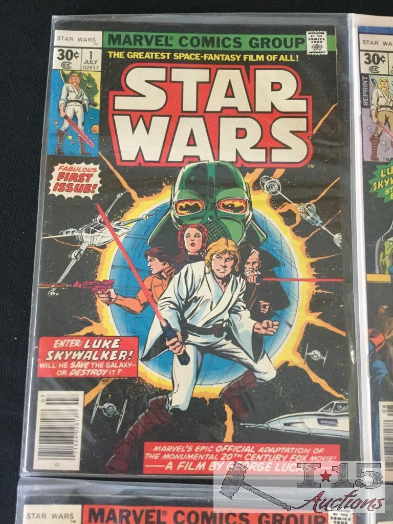 Marvel Star Wars Comic Books, Issues No. 1-6 Consecutive