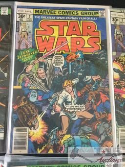Marvel Star Wars Comic Books, Issues No. 1-6 Consecutive