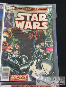 Marvel Star Wars Comic Books, Issues No. 1-6 Consecutive