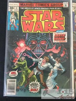 Marvel Star Wars Comic Books, Issues No. 1-6 Consecutive