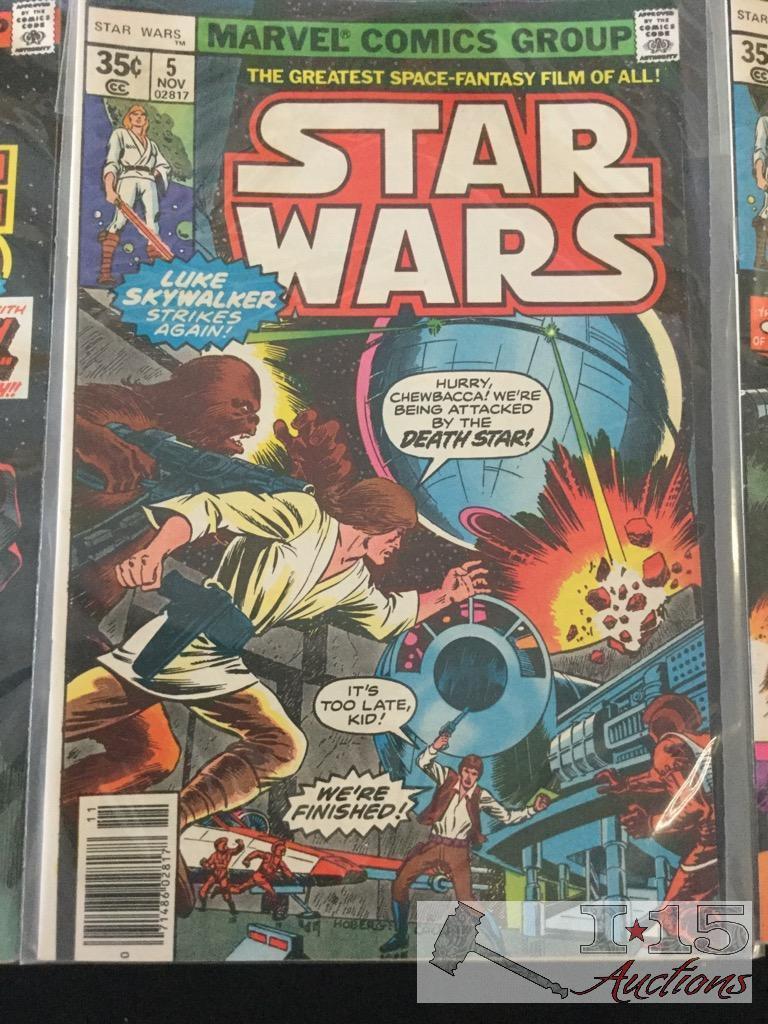 Marvel Star Wars Comic Books, Issues No. 1-6 Consecutive