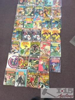 34 Man hunter, Dingbats, Dr. Fate, Assassin, Outsiders, Starman, Black Magic, ect