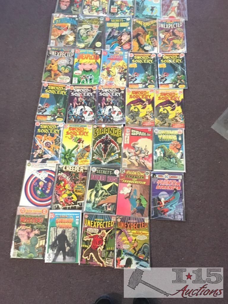 34 Man hunter, Dingbats, Dr. Fate, Assassin, Outsiders, Starman, Black Magic, ect