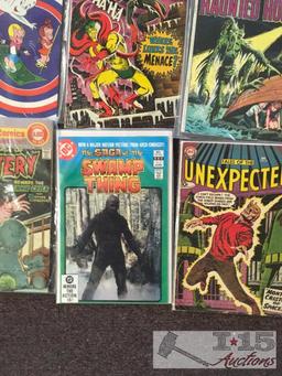 34 Man hunter, Dingbats, Dr. Fate, Assassin, Outsiders, Starman, Black Magic, ect