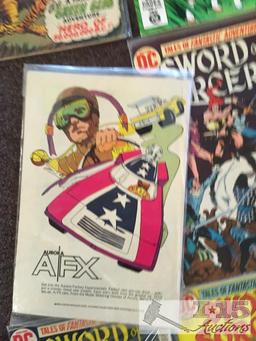34 Man hunter, Dingbats, Dr. Fate, Assassin, Outsiders, Starman, Black Magic, ect