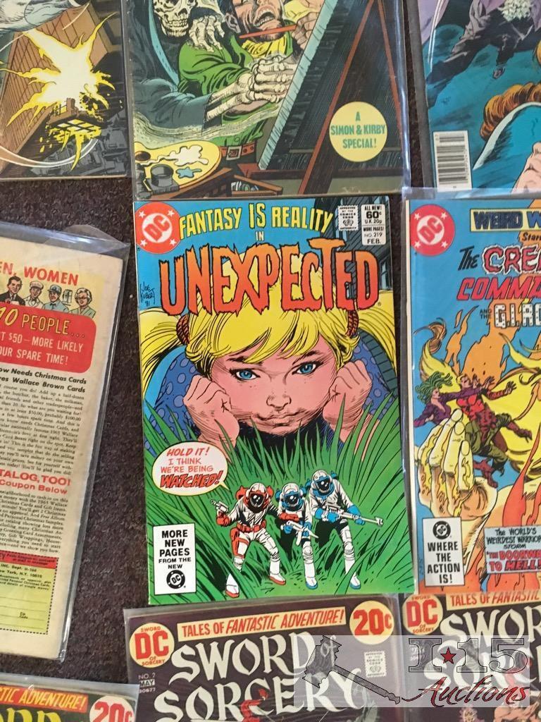34 Man hunter, Dingbats, Dr. Fate, Assassin, Outsiders, Starman, Black Magic, ect