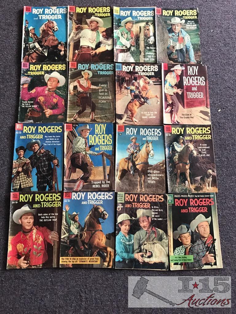 Dell Comics... 16 Roy Rogers and Trigger Comics