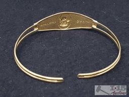 14k Angel of God Cuff