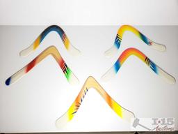 5 Colorado Boomerangs Handcrafted by Jim Mayfield