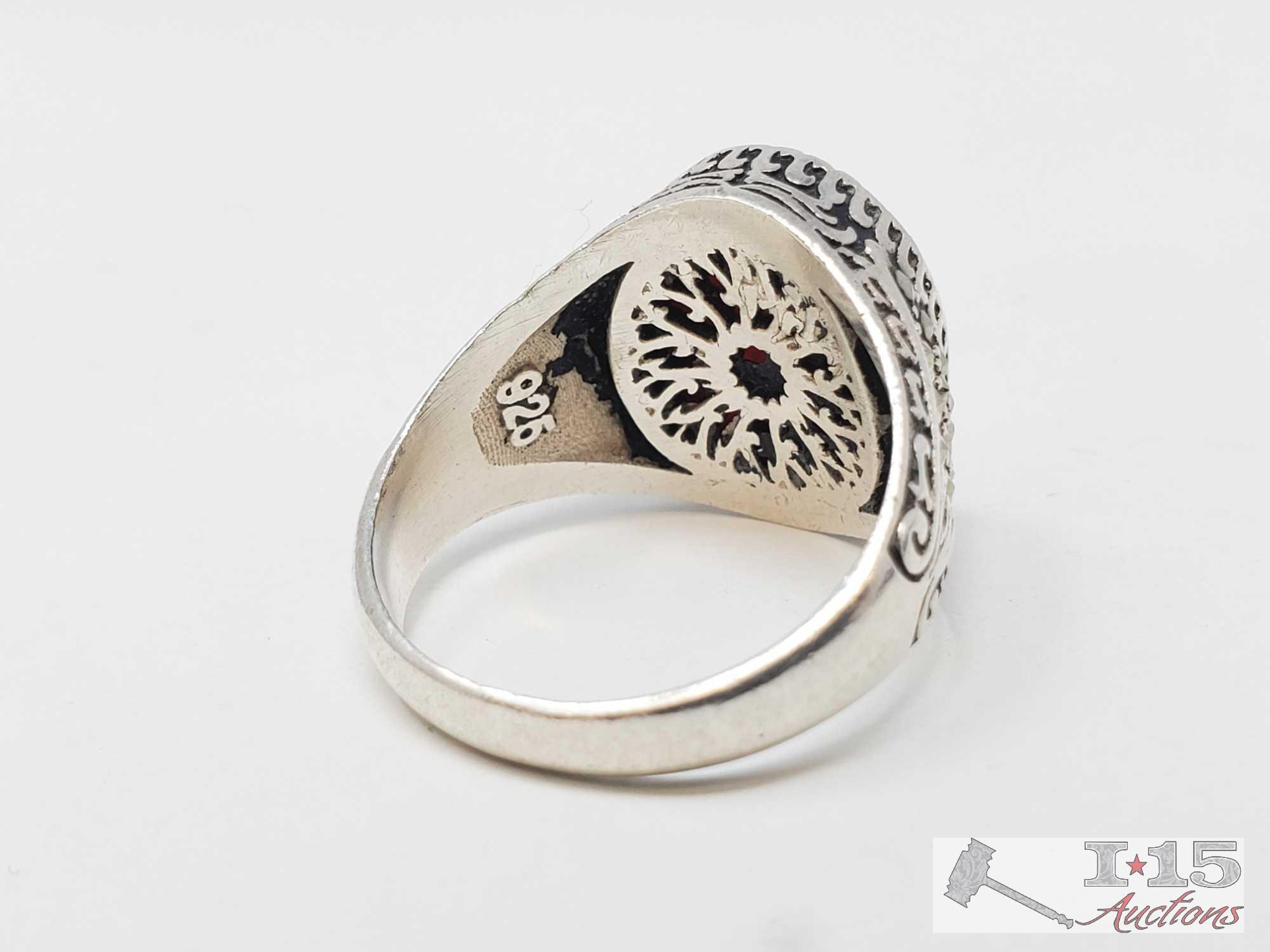 5 Assorted Rings Mostly Sterling Silver, 24g
