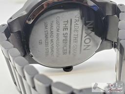 3 Watches Including Nixon and MVMNT