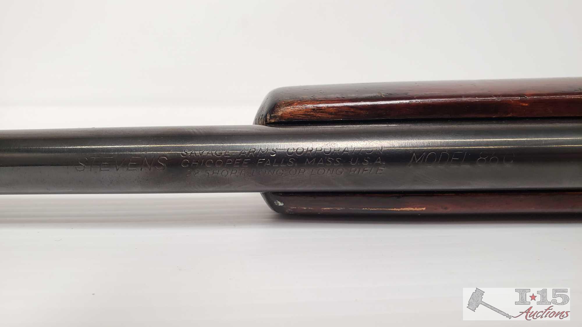 Stevens Savage Model 860 Bolt Action .22 S,L,LR