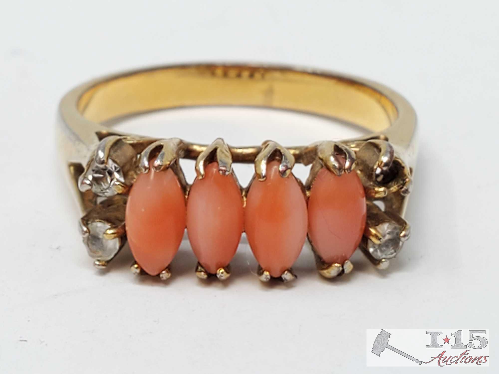 10k Gold Bracelets and Ring 69.5g