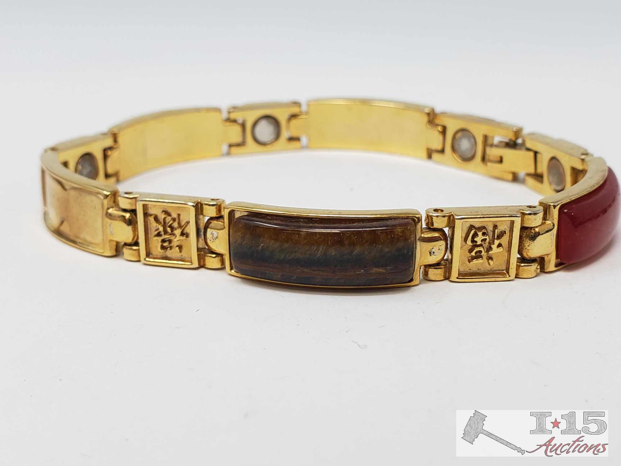 10k Gold Bracelets and Ring 69.5g