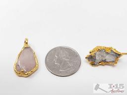 10k Jewlery and Pendent with Diamond, 27.6g