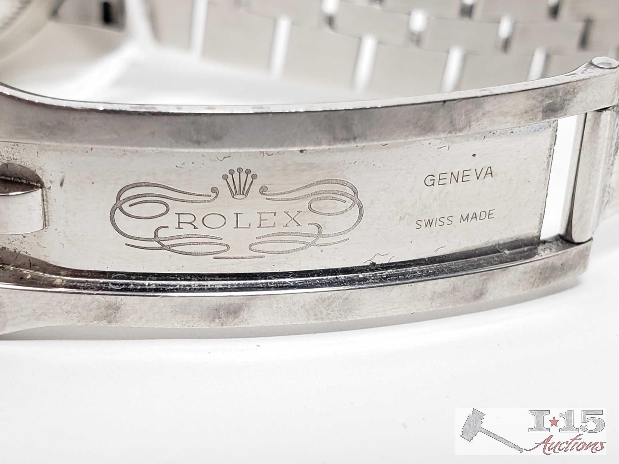 Authenticated Rolex Datejust 36 Bluedial Fluted Bezel Jubilee Bracelet Watch 16234 Est. $9,800.00
