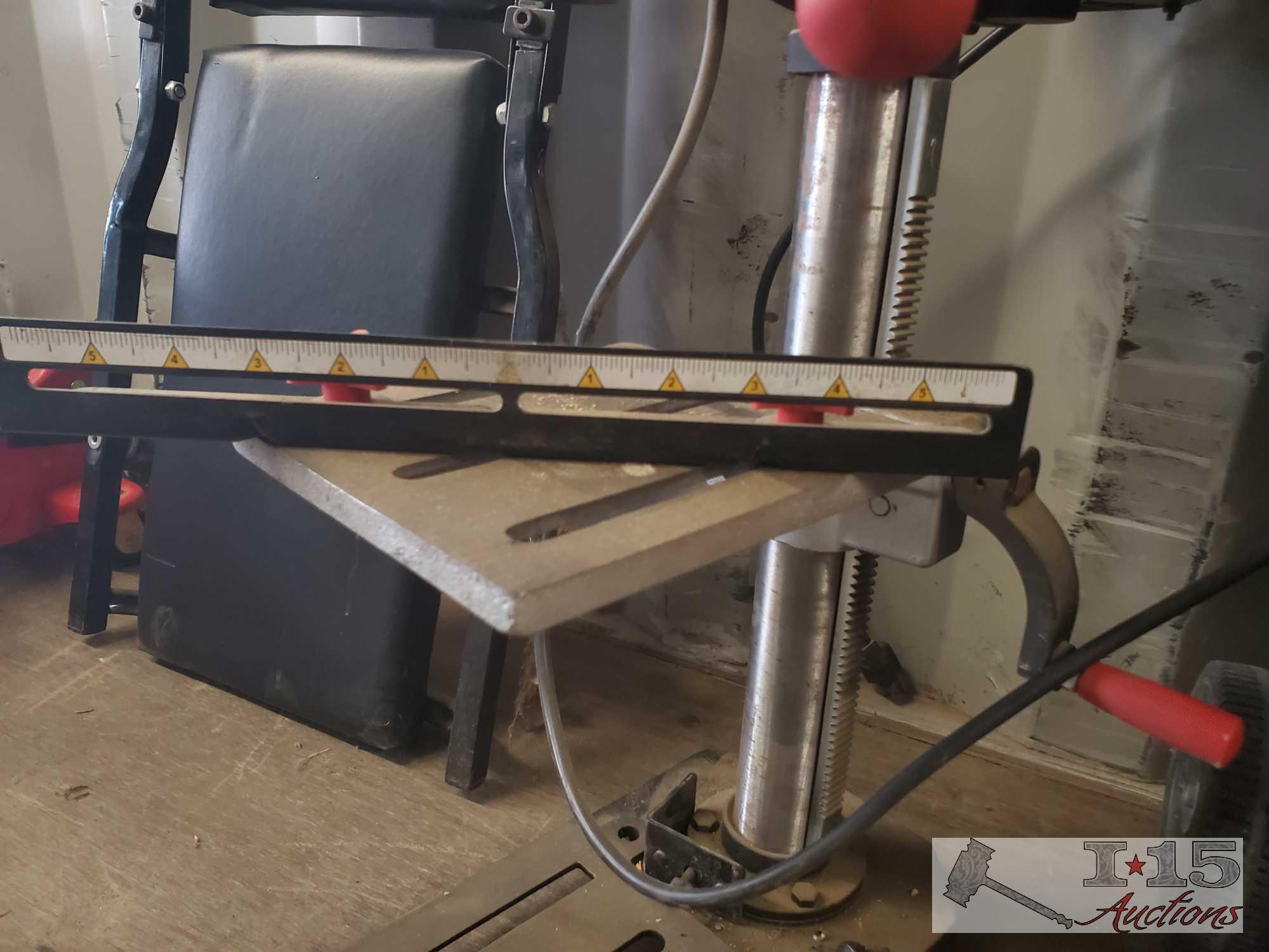 Craftsman 2/3 HP 10" Drill Press with Laser Trac