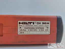 Hilti DX35 Powder Actuated Fastening System in Case