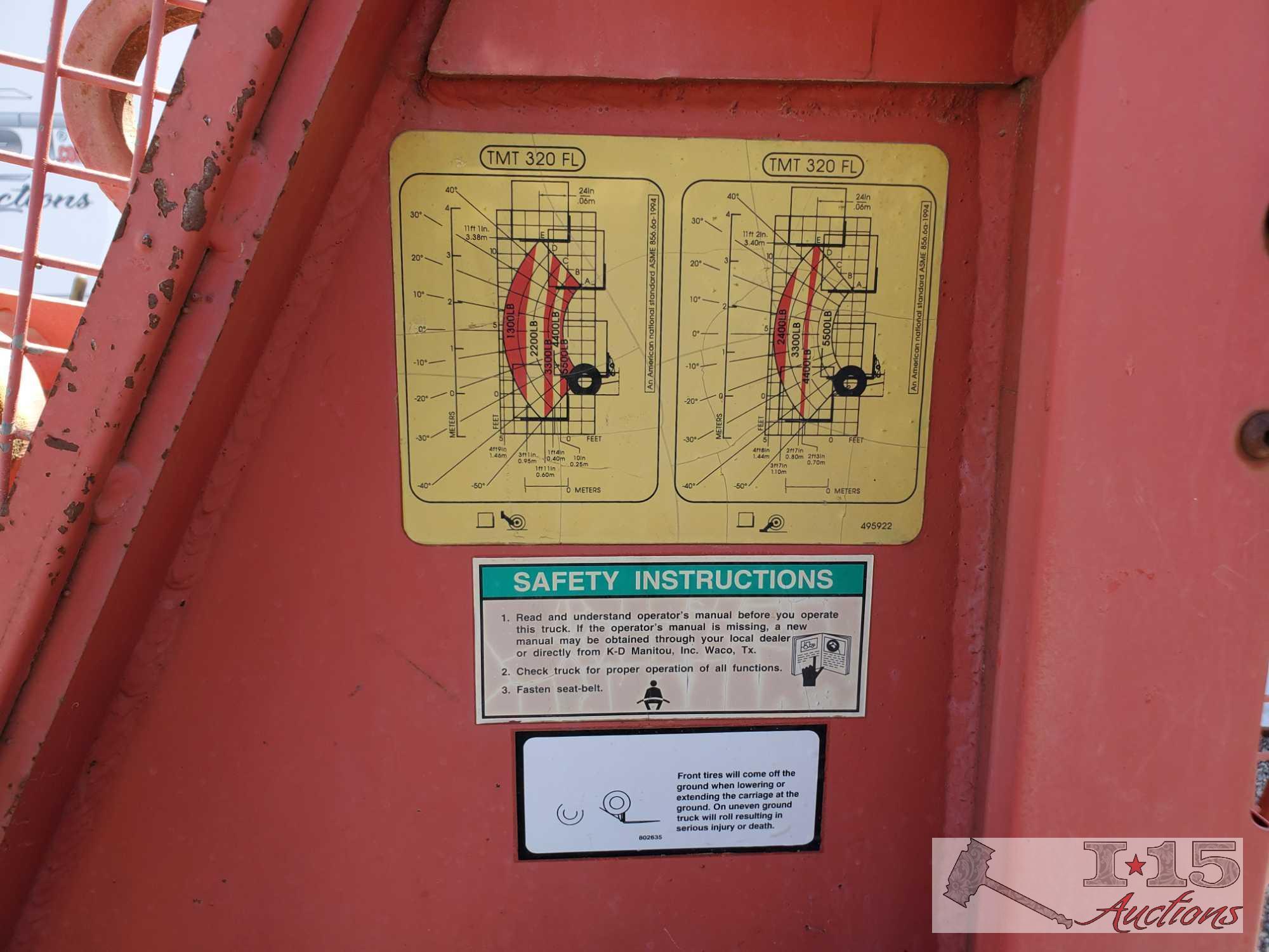 2004 Manitou TMT 320 FLHT Forklift