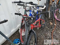 Diamondback, Specialized, and one other bike