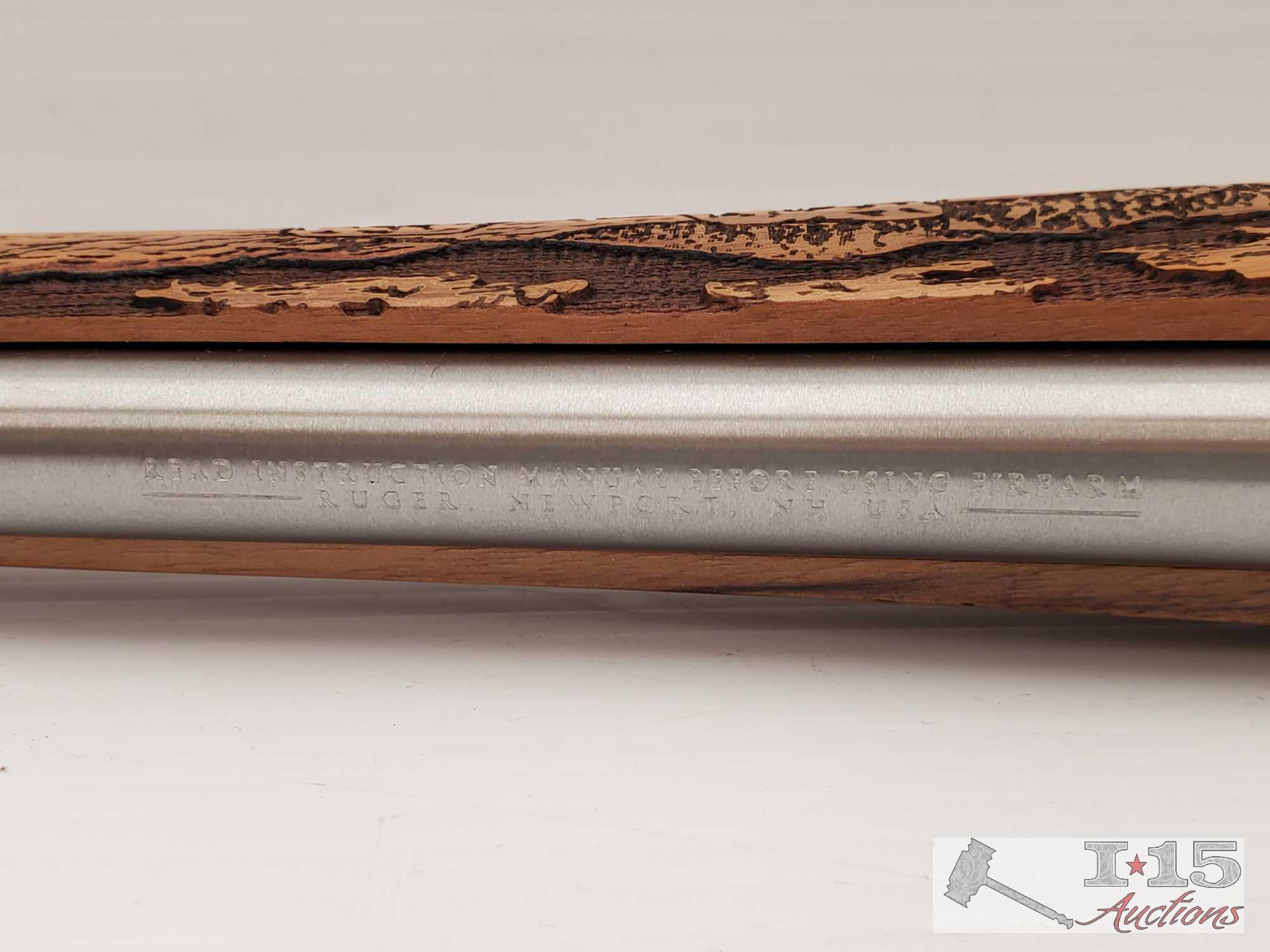 Ruger 10/22 .22lr "American Farmer" Wood Carved Rifle in Box
