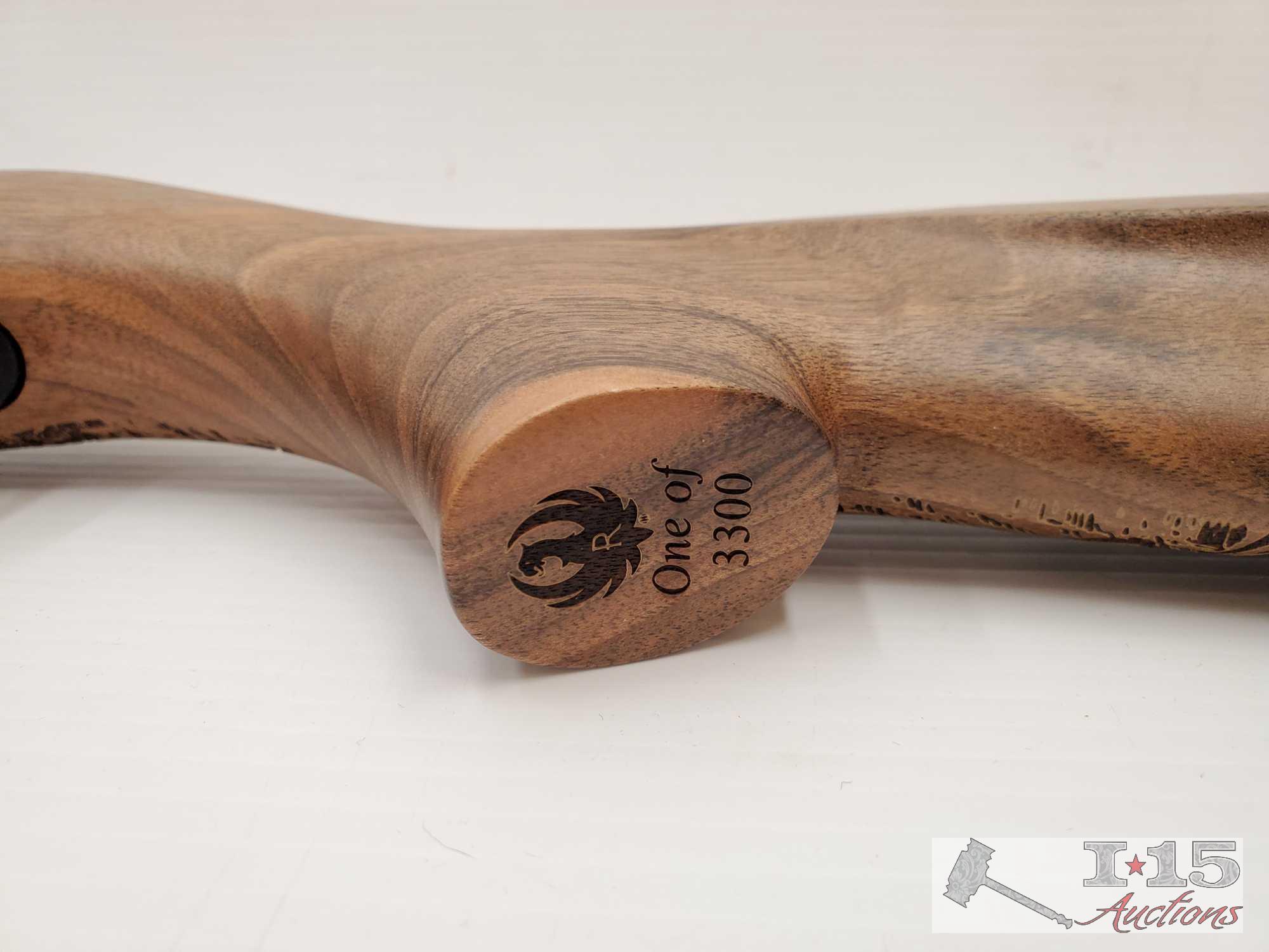 Ruger 10/22 .22lr "American Farmer" Wood Carved Rifle in Box